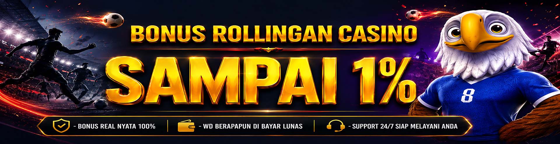 Bonus Casino 1%